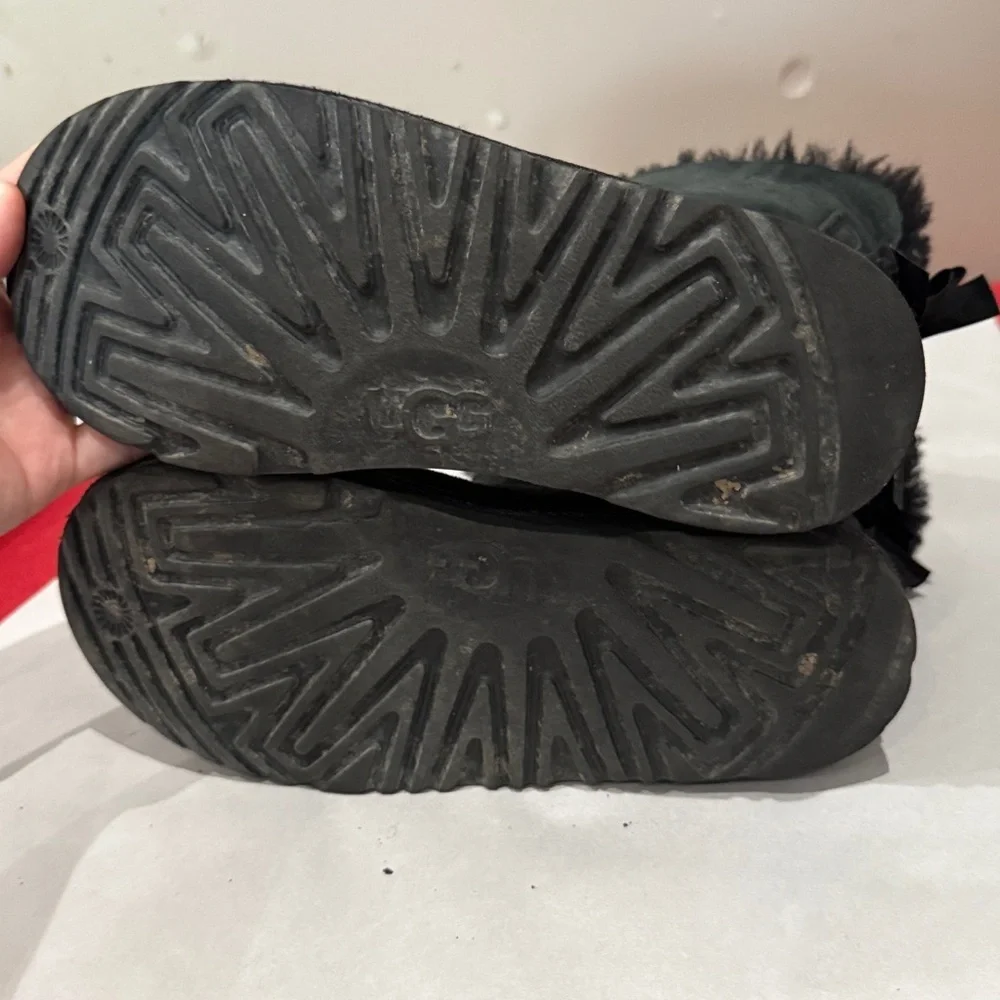 UGG Black Fur-Lined Boots